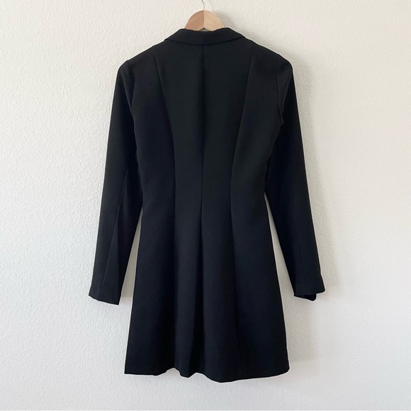 BCBGeneration Long Sleeve Tuxedo Dress - Picture 2 of 2